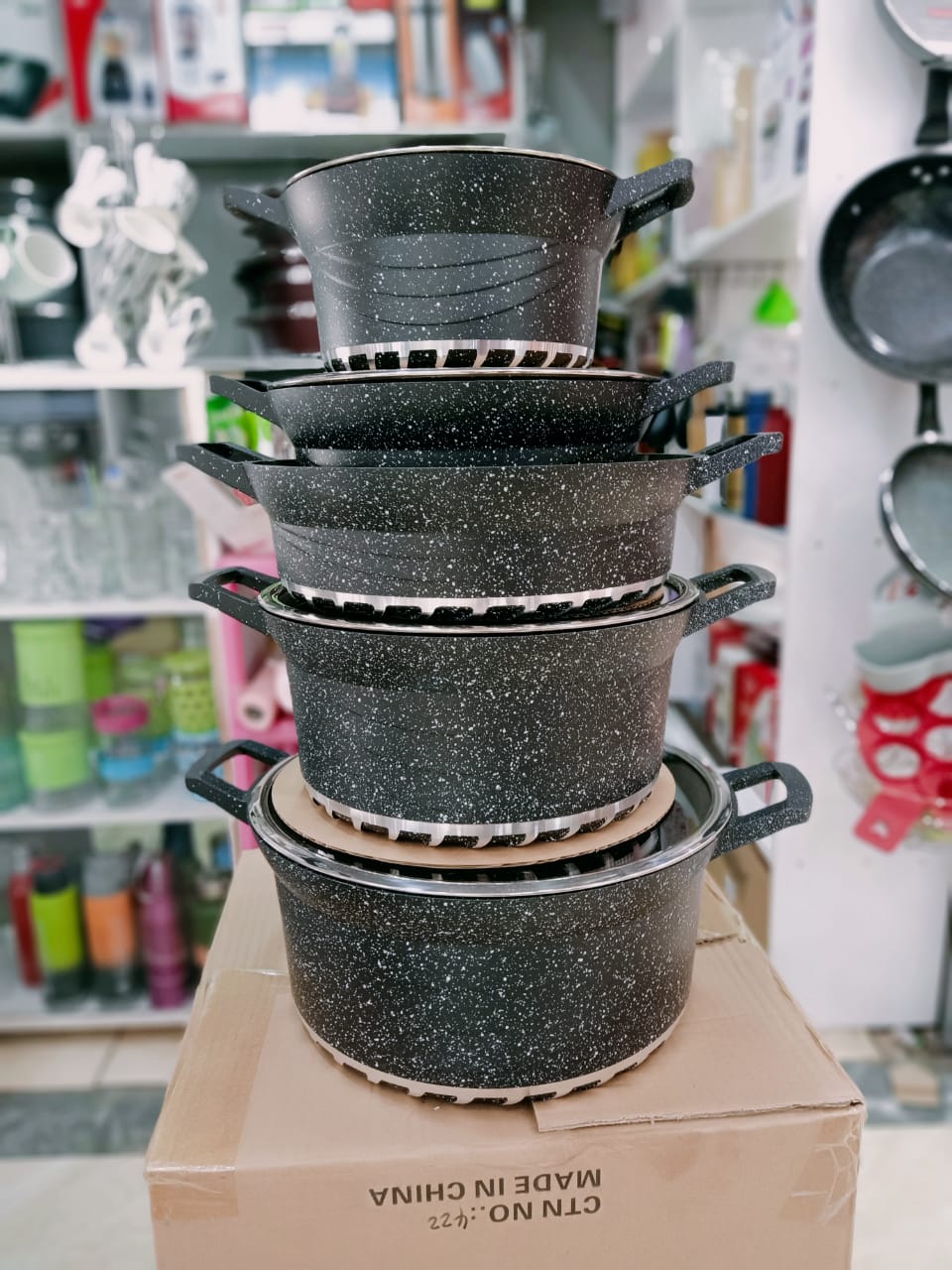 Buy Bosch 10pcs Black Granite Cookware in Kenya Jamboshop